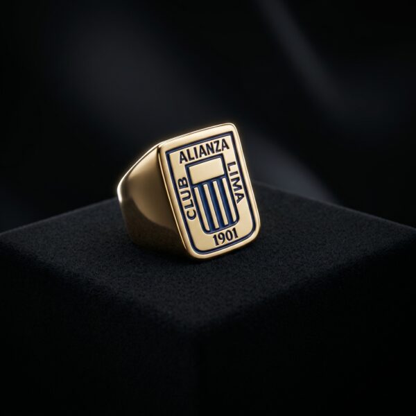 Anillo Alianza Lima: Bañado en Dorado